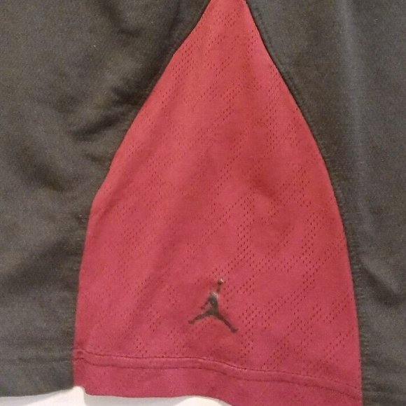 Jordan (Basketball) Shorts-(Red/Black)-(Size L)-(Pre-owned)-$30.00 - Picture 3 of 4